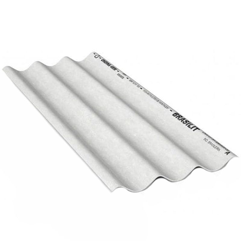 telha de fibrocimento ondina brasilit cinza 2,44mx0,5mx4mm (mp)