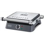 grill black+decker gourmand abertura 180 graus 1200w preto e inox