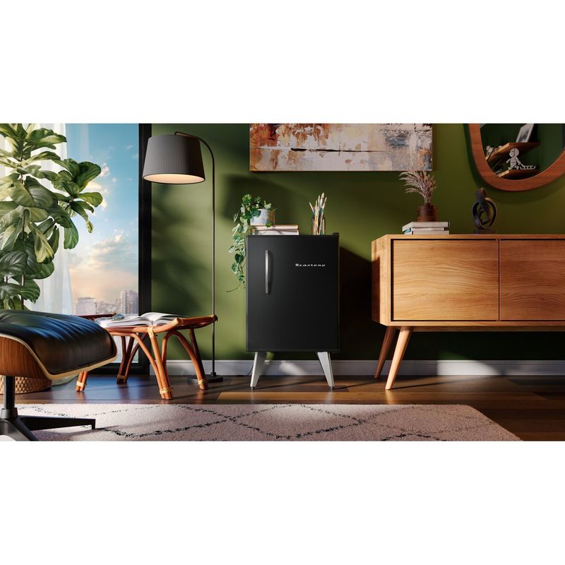 frigobar brastemp retrô 76 litros preto bra08heana
