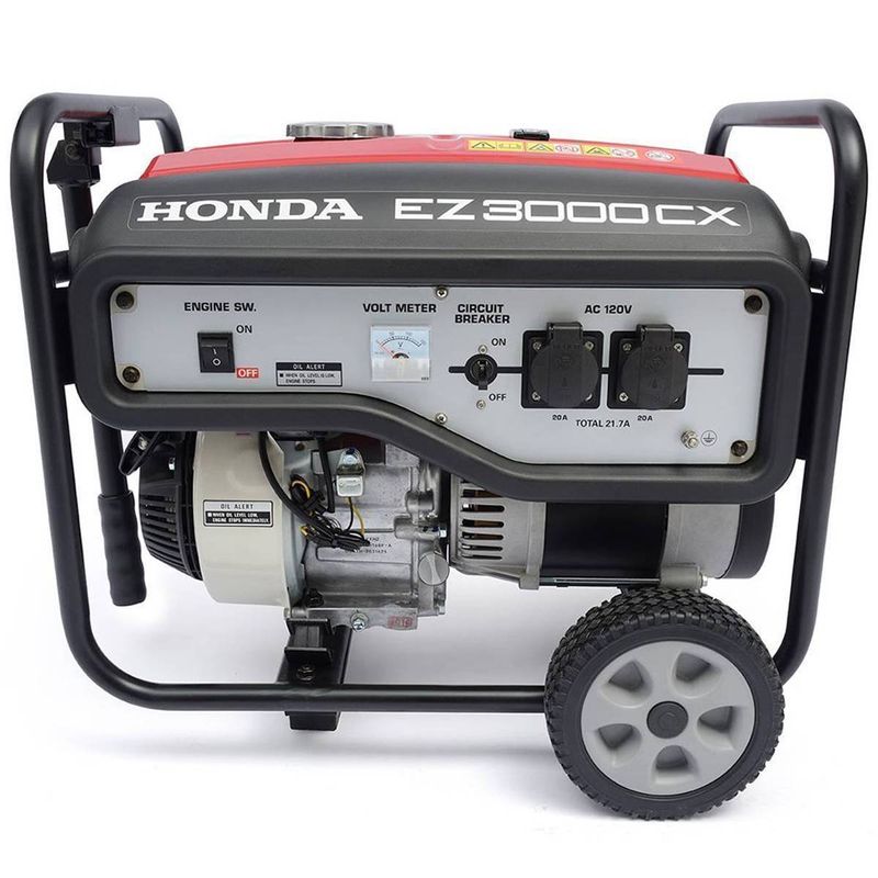 gerador de energia a gasolina honda monofásico 3000w ez3000cx