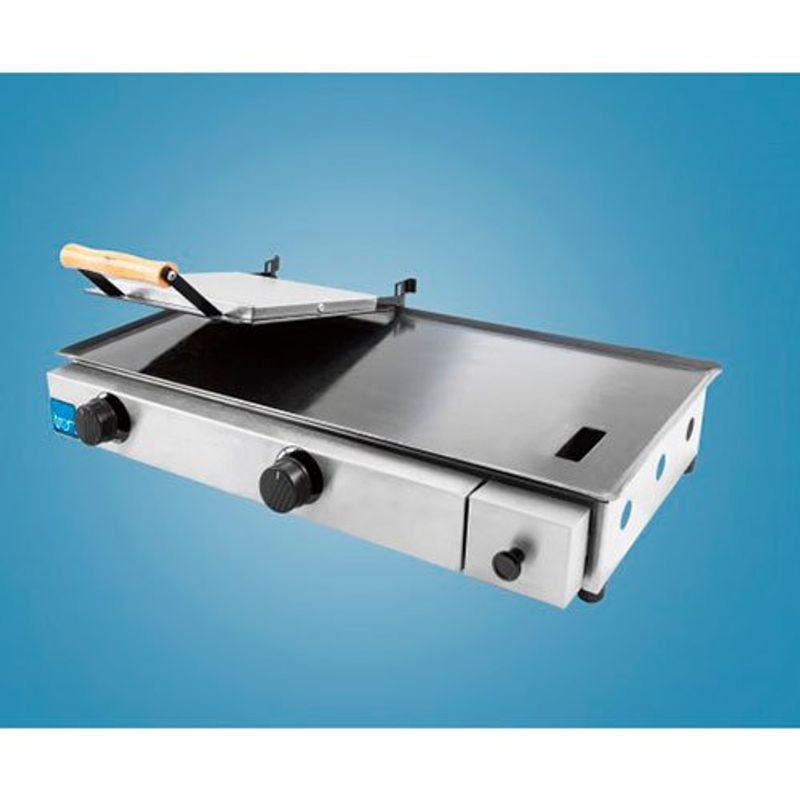 sanduicheira a gás tron 650 com 2 queimadores inox 51130003