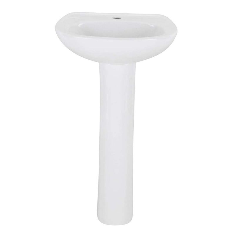 kit lavatório com coluna de chão parati logasa branco (mp)