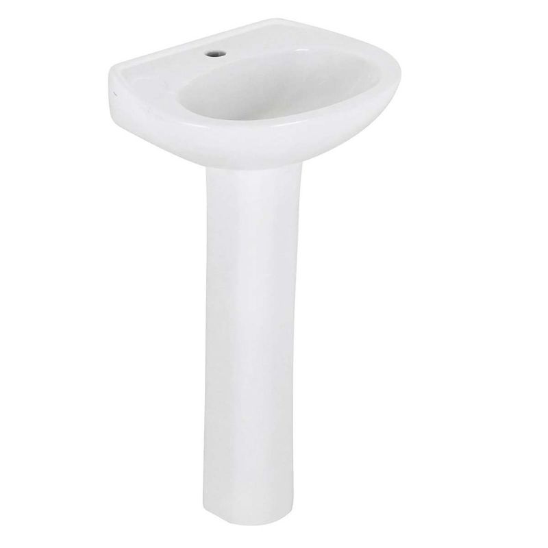 kit lavatório com coluna de chão parati logasa branco (mp)