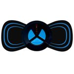 mini massageador grasep d-em09 preto e azul (mp)