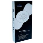 mini massageador grasep d-em09 preto e azul (mp)