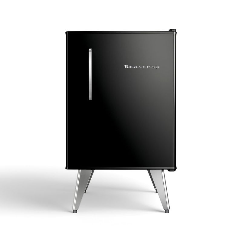 frigobar brastemp retrô 76 litros preto bra08heana