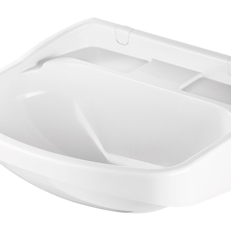 lavatório para banheiro herc 2500 de parede 7 litros branco (mp)