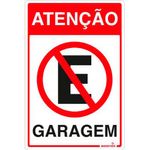 placa garagem bemfixa 20x30cm 6714 com 01 unidade (mp)