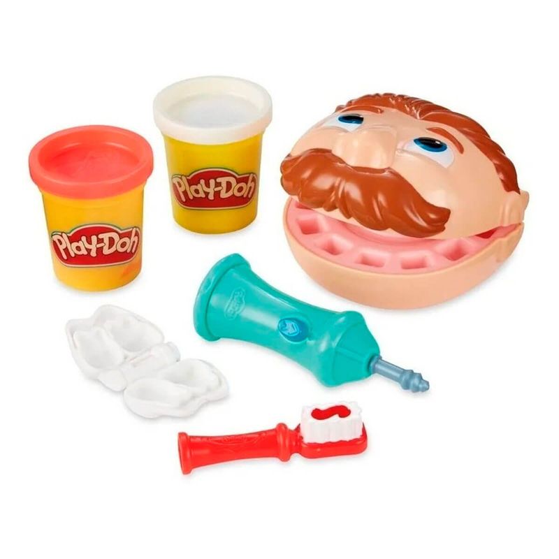 massinha hasbro play-doh mini classics brincando de dentista