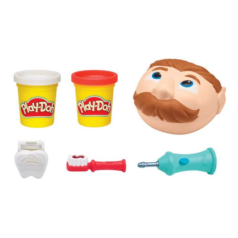massinha hasbro play-doh mini classics brincando de dentista