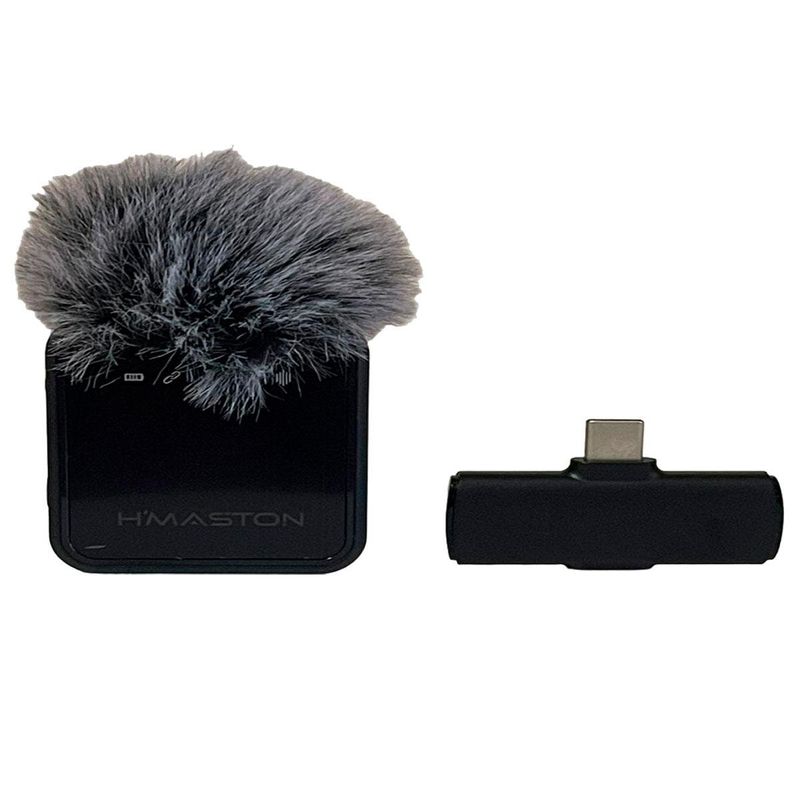 microfone lapela hmaston mk14 bola de pelo (mp)
