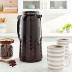 garrafa térmica zojirushi de mesa botão lateral premium 1l preto (mp)