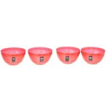 kit cumbucas 4 peças ou 500ml vermelho kte 099_bem