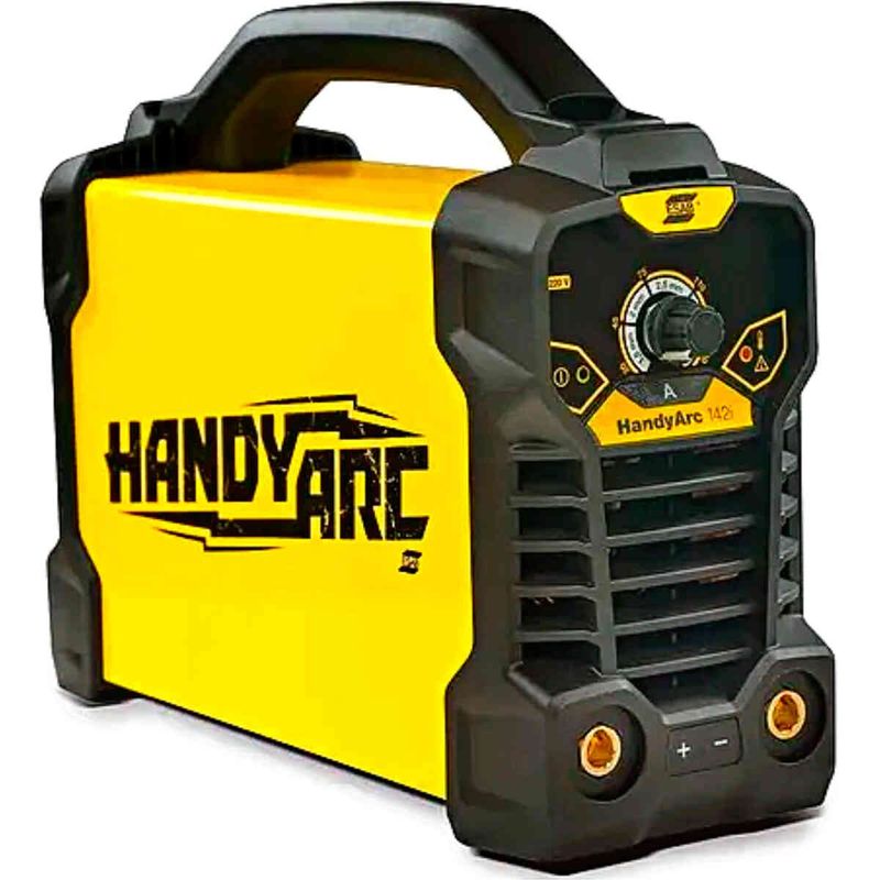máquina de solda esab inversora 220v handyarc 142i (mp)