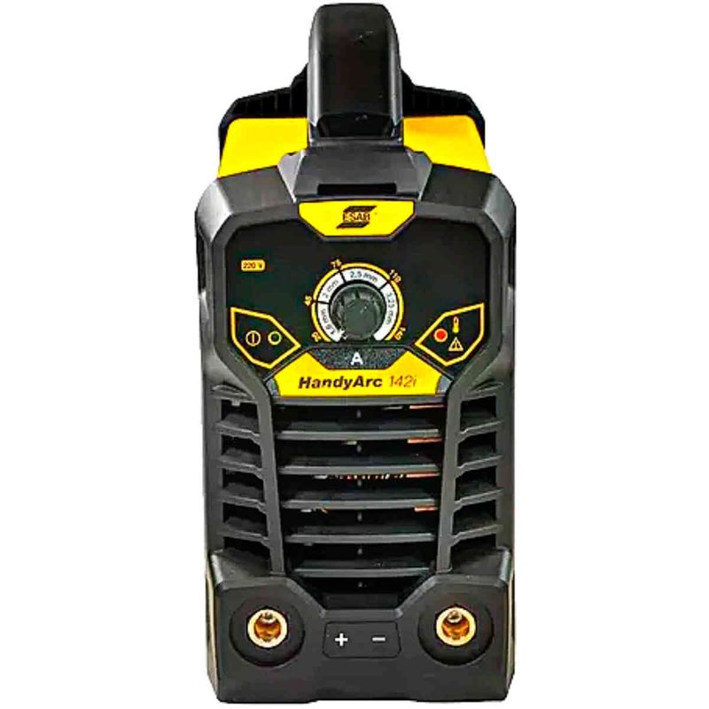 máquina de solda esab inversora 220v handyarc 142i (mp)