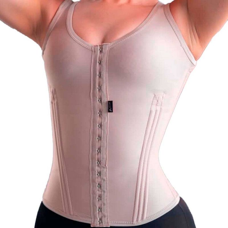 camiseta modeladora pp sheila cintas bege (mp)