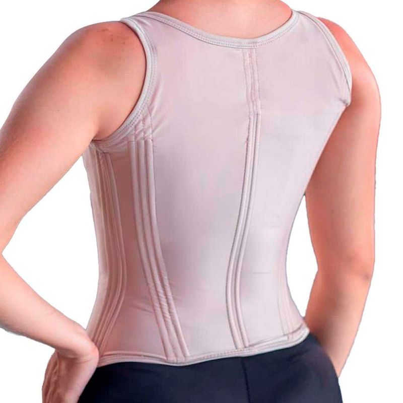 camiseta modeladora pp sheila cintas bege (mp)