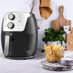 fritadeira britânia air fryer 4,2 litros 127v preta bfr38