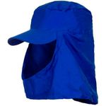 touca árabe brascamp com aba boné em brim azul (mp)