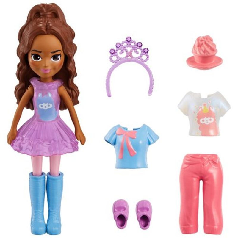 boneca mattel polly pocket modas sortido hnf50