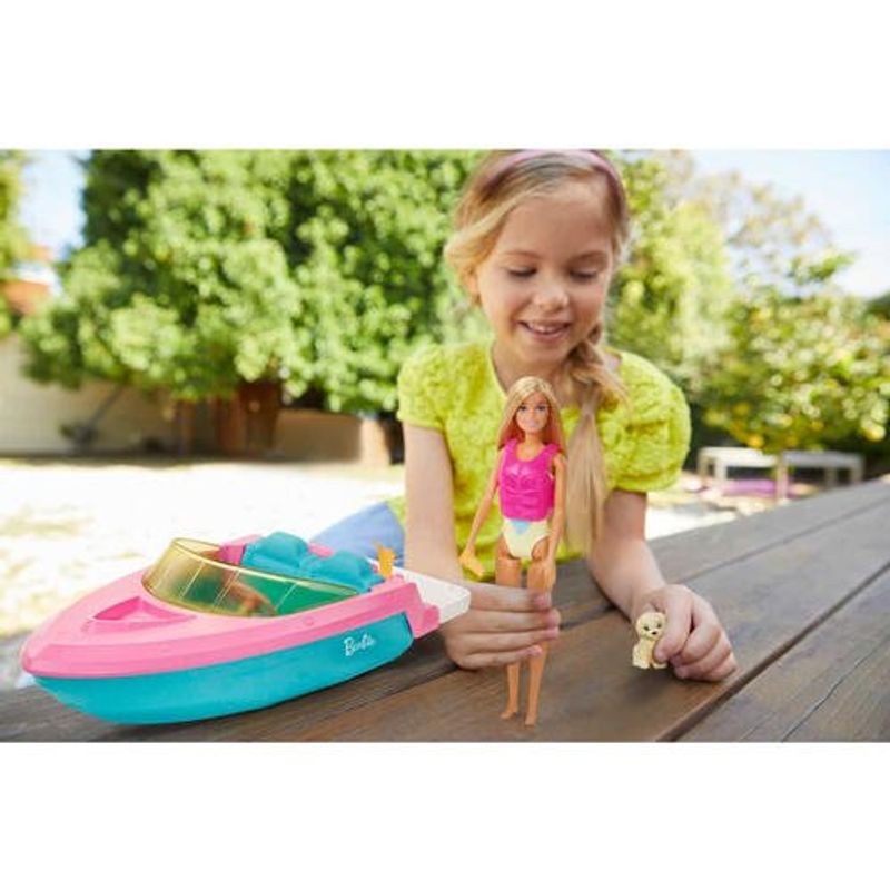 boneca mattel barbie com barco grg30
