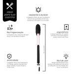 pegador de salada mimo style silicone preto 7789-sn11234x