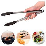 pegador de salada mimo style silicone preto 7789-sn11234x