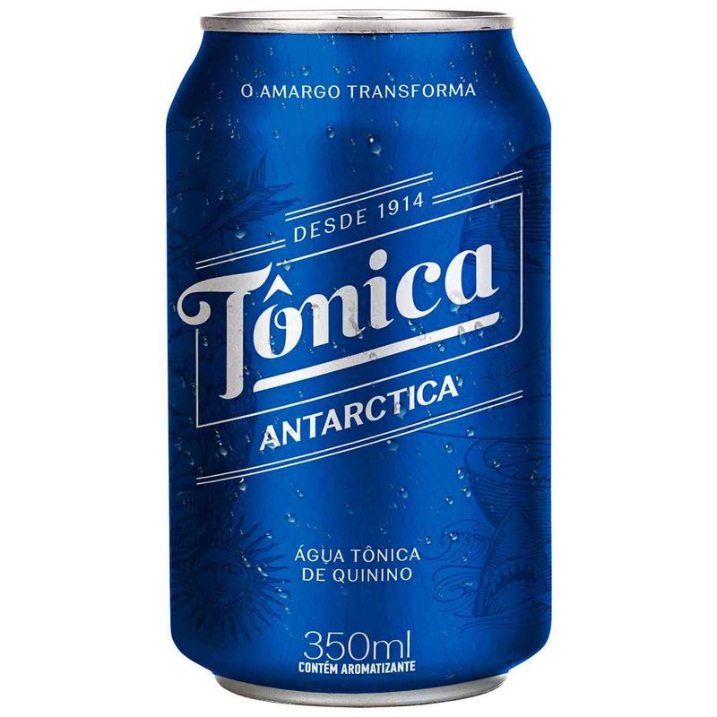 água tônica antarctica lata 350ml 01 unidade