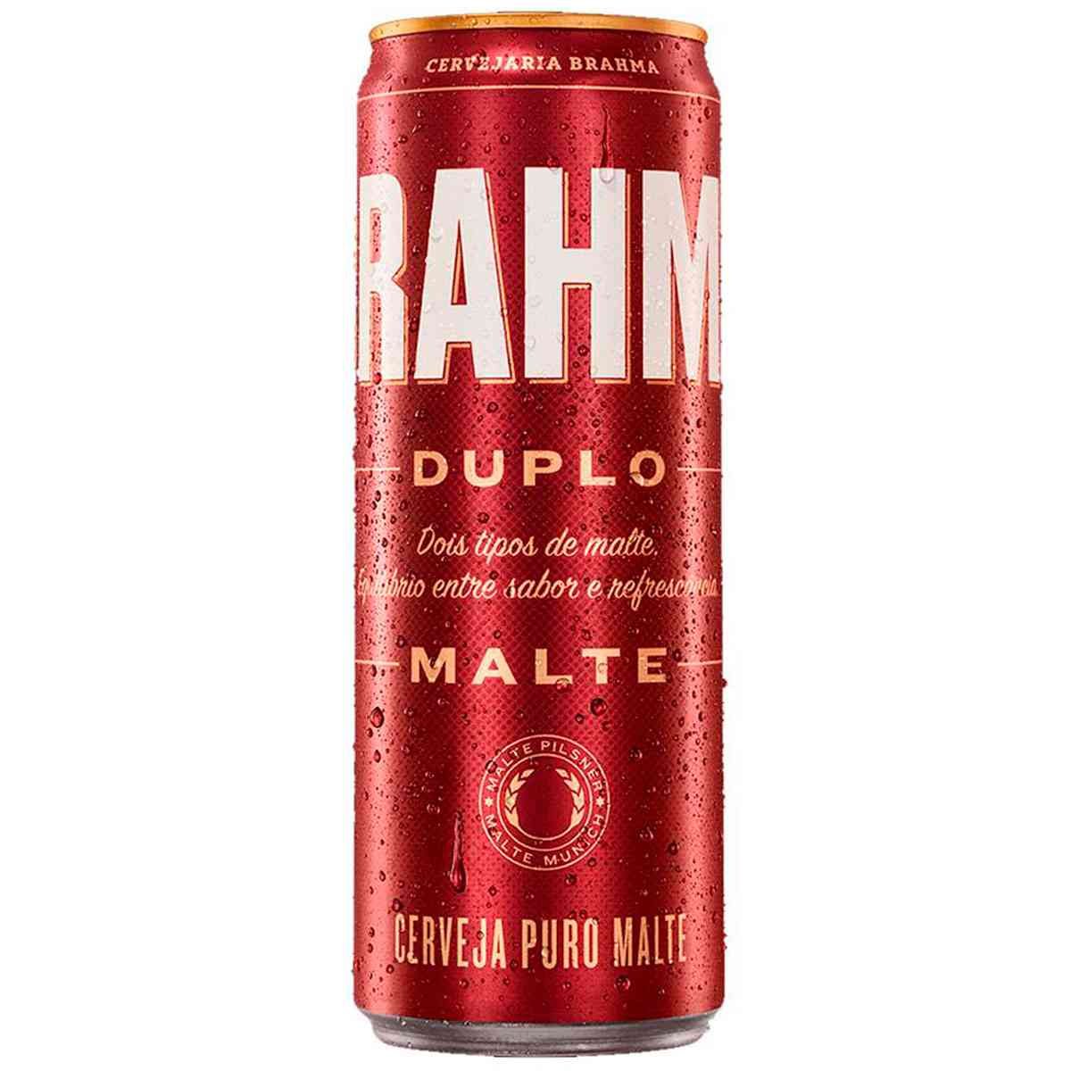 Cerveja Brahma Sleek Duplo Malte Lata 350ml 01 Unidade