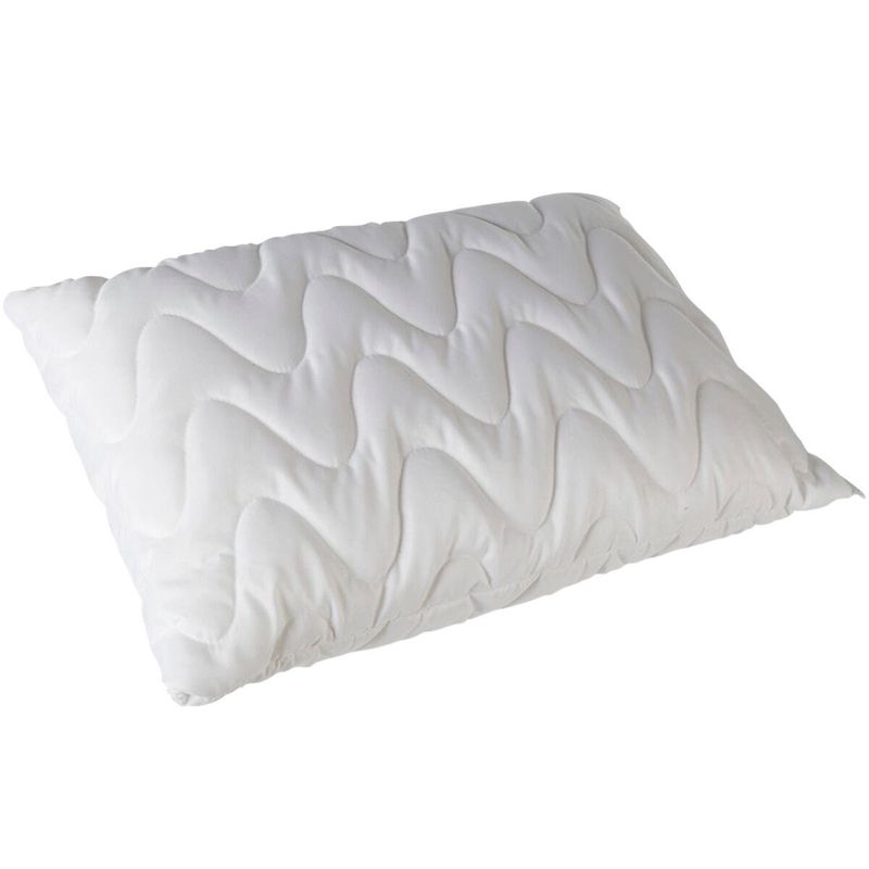 travesseiro fibrasca pele de pêssego 50x70cm branco 4339