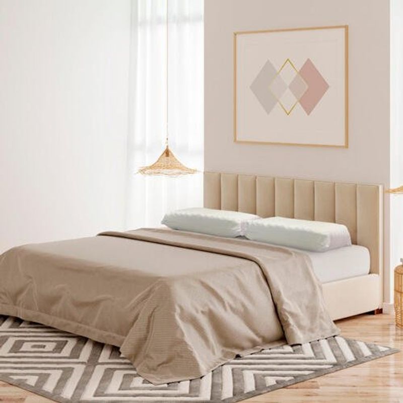 travesseiro fibrasca flor de algodão nasa 50x70cm branco 4211