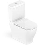 kit vaso sanitário celite slim branco com caixa acoplada 3,6l (mp)