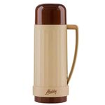 garrafa térmica aladdin 1 litro continental bege/marron 3027