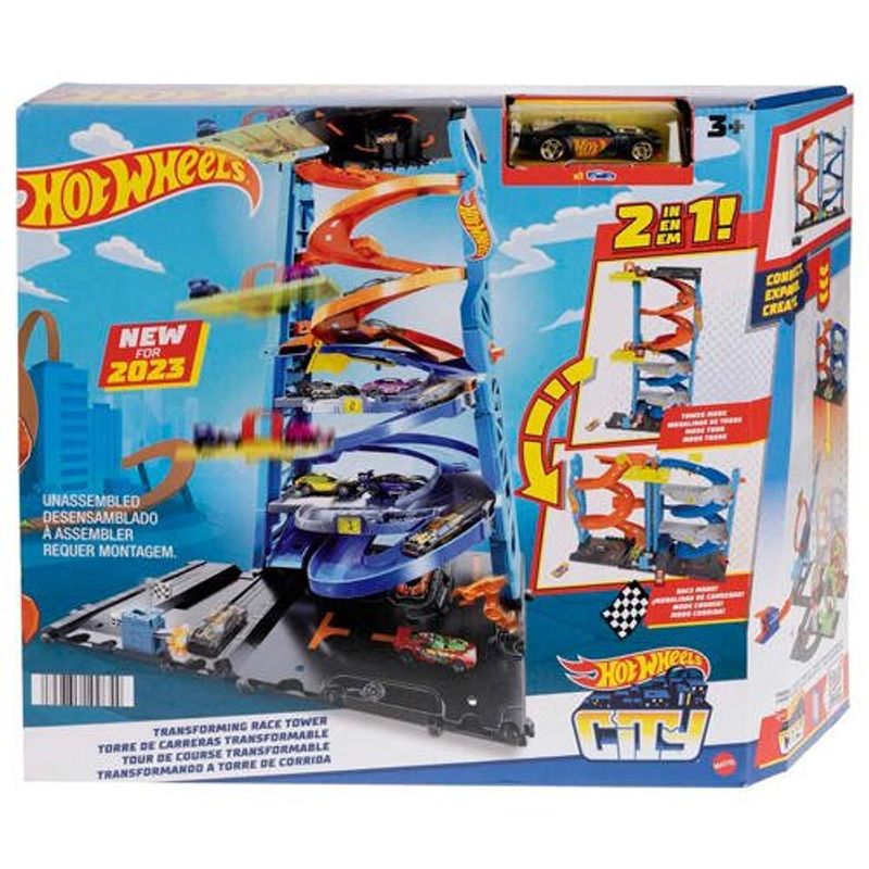 pista mattel hot wheels torre de corridas hkx43