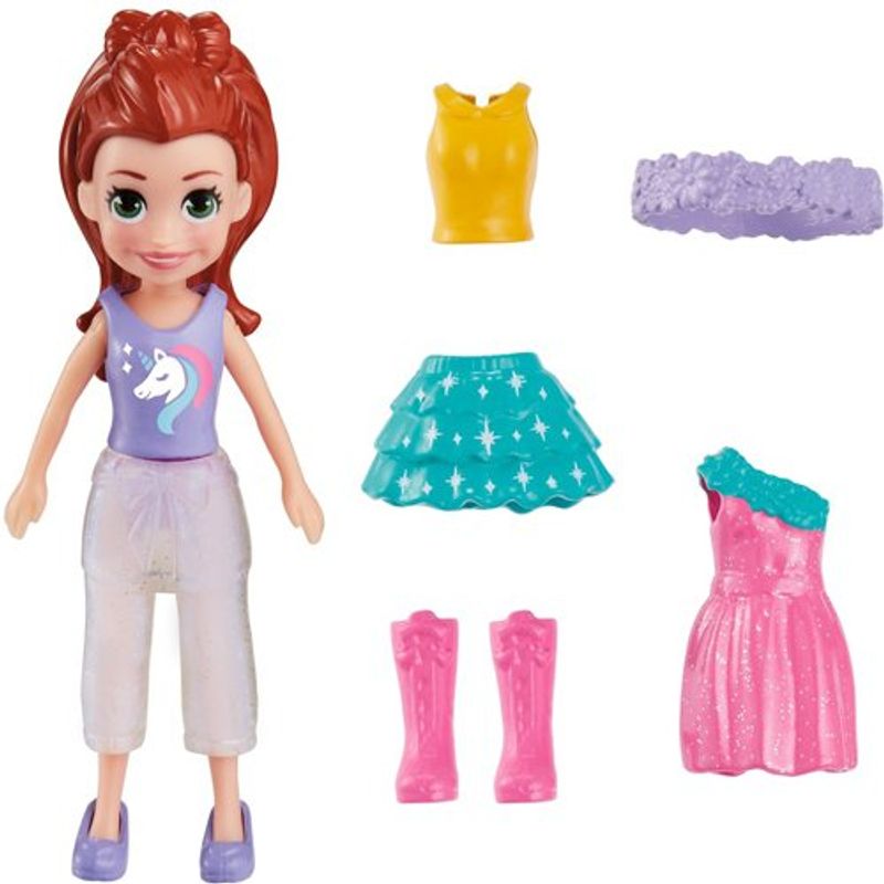 boneca mattel polly pocket modas sortido hnf50