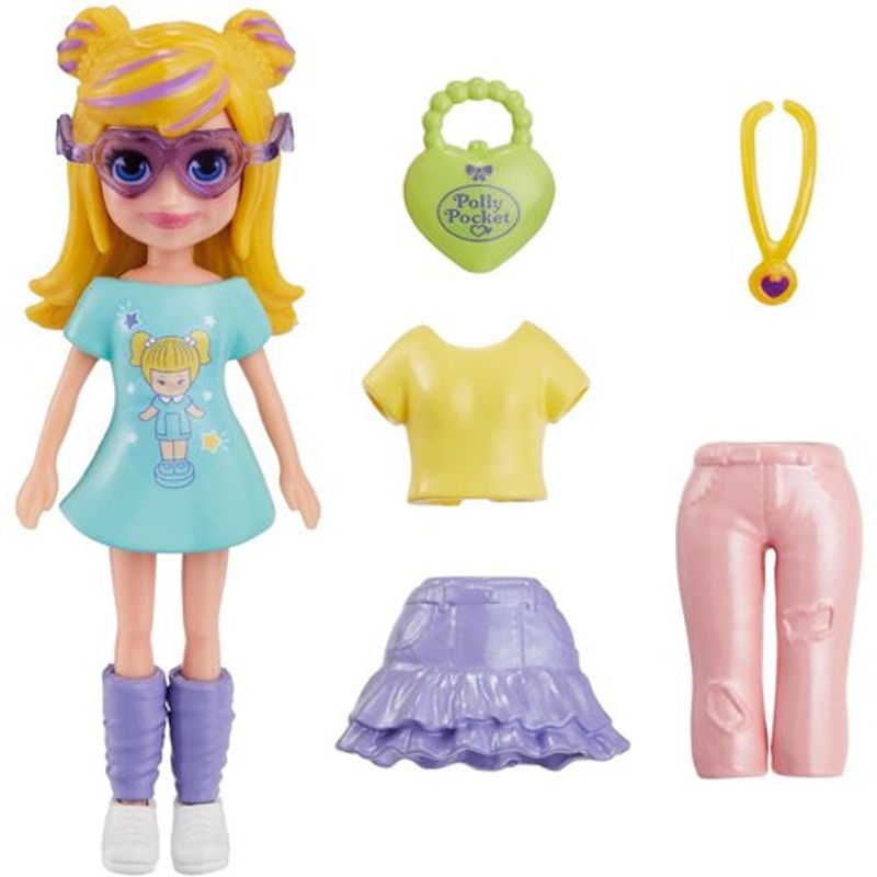 boneca mattel polly pocket modas sortido hnf50