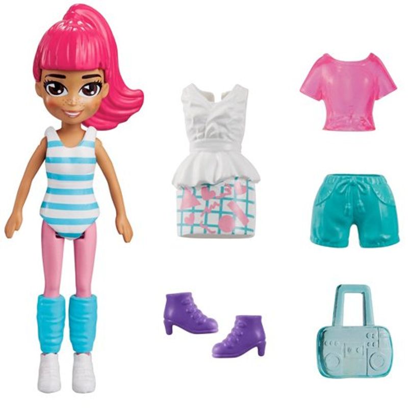 boneca mattel polly pocket modas sortido hnf50