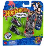 skate mattel hot wheels com sapatos de tênis hgt46
