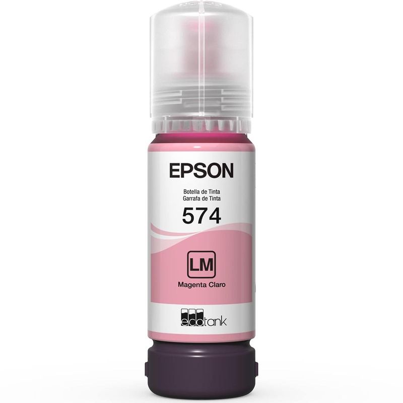 refil de tinta epson t574 magenta claro 70ml