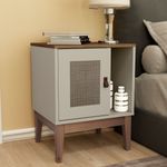 mesa lateral movelbento trama mb 1004 off white e freijó