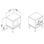 mesa lateral movelbento trama mb 1004 off white e freijó