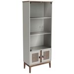cristaleira movelbento trama mb 1005 off white e freijó