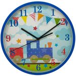 relógio de parede noritex kids azul 423-210646