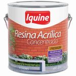 resina acrílica iquine concentrada incolor 3,6l (mp)