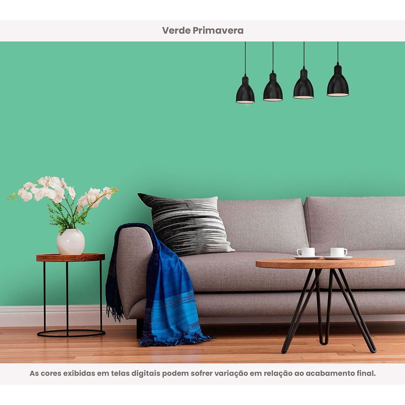 tinta acrílica econômica hidrotintas fosca 3l demais verde primavera (mp)