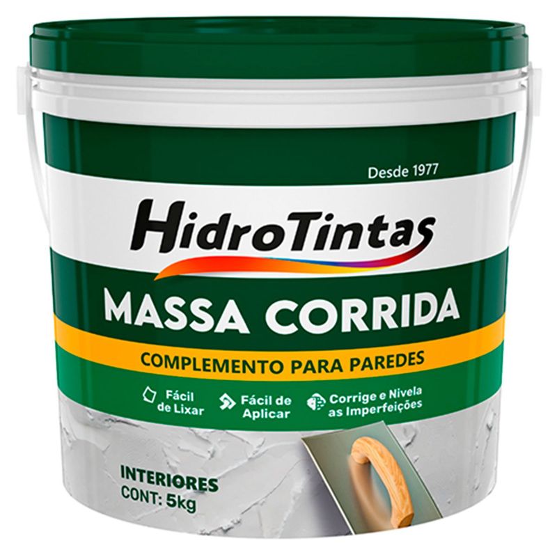 massa corrida 5kg hidrotintas (mp)