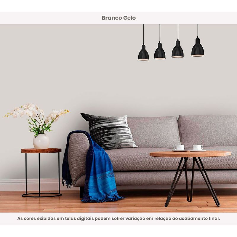 tinta acrílica econômica fosca 15l hidrotintas demais branco gelo (mp)