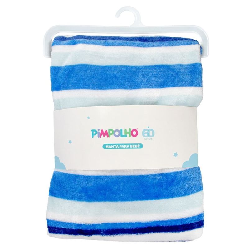 manta pimpolho listra azul 98641 (mp)