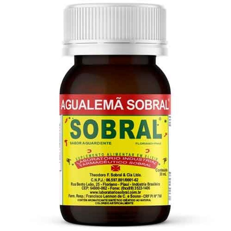agualema sobral solução oral 30 ml