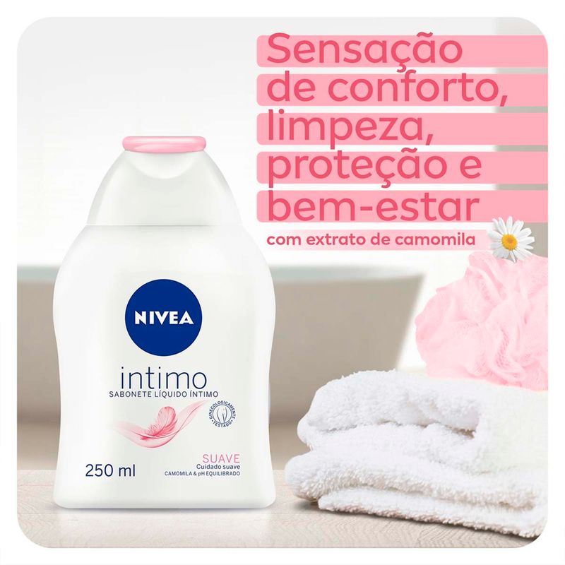 sabonete íntimo líquido nivea suave 250ml